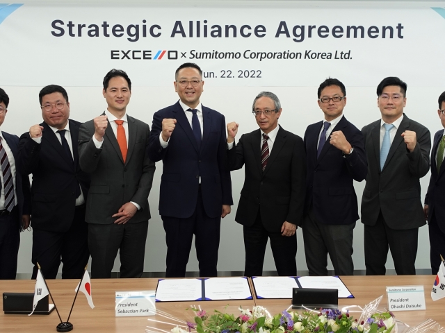 ‘EXCELLO’ signed on Strategic Alliance Agreement with Global trading company ‘Sumitomo Corporation Korea Ltd’ to proceed its business expansion to global market.